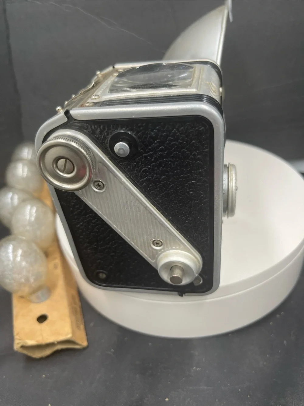 Vintage Kodak Duaflex II Camera with Flash & Extras